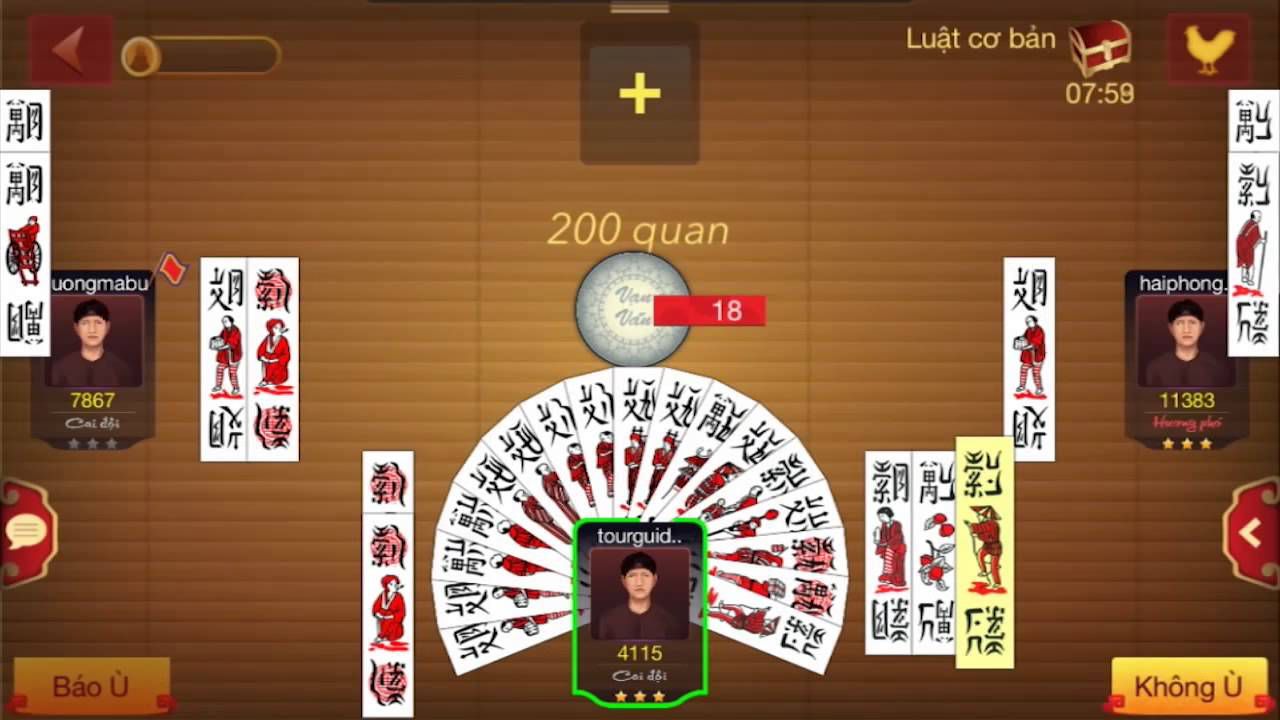 Các cước sắc quan trọng trong Chắn vạn văn Sunwin